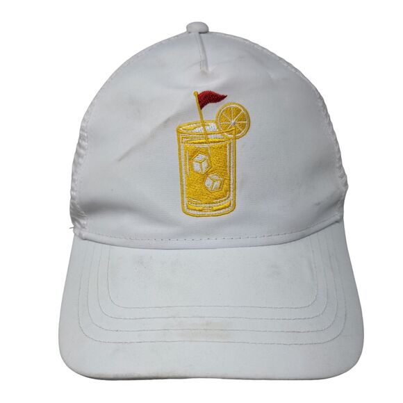 Lemonade Snapback Mesh Back Trucker Hat White One Size Athletic Works - Picture 1 of 10